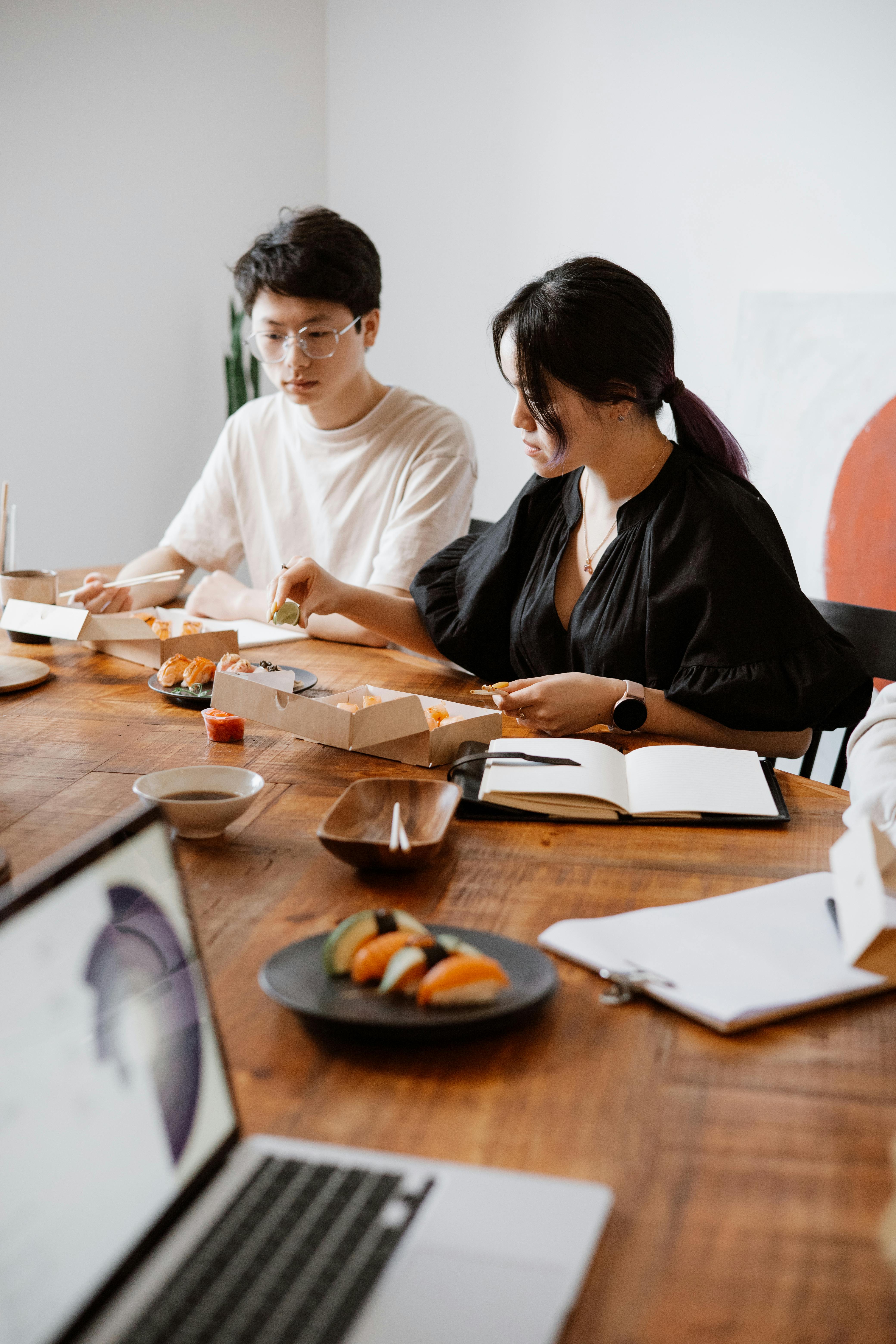 meeting with lunch