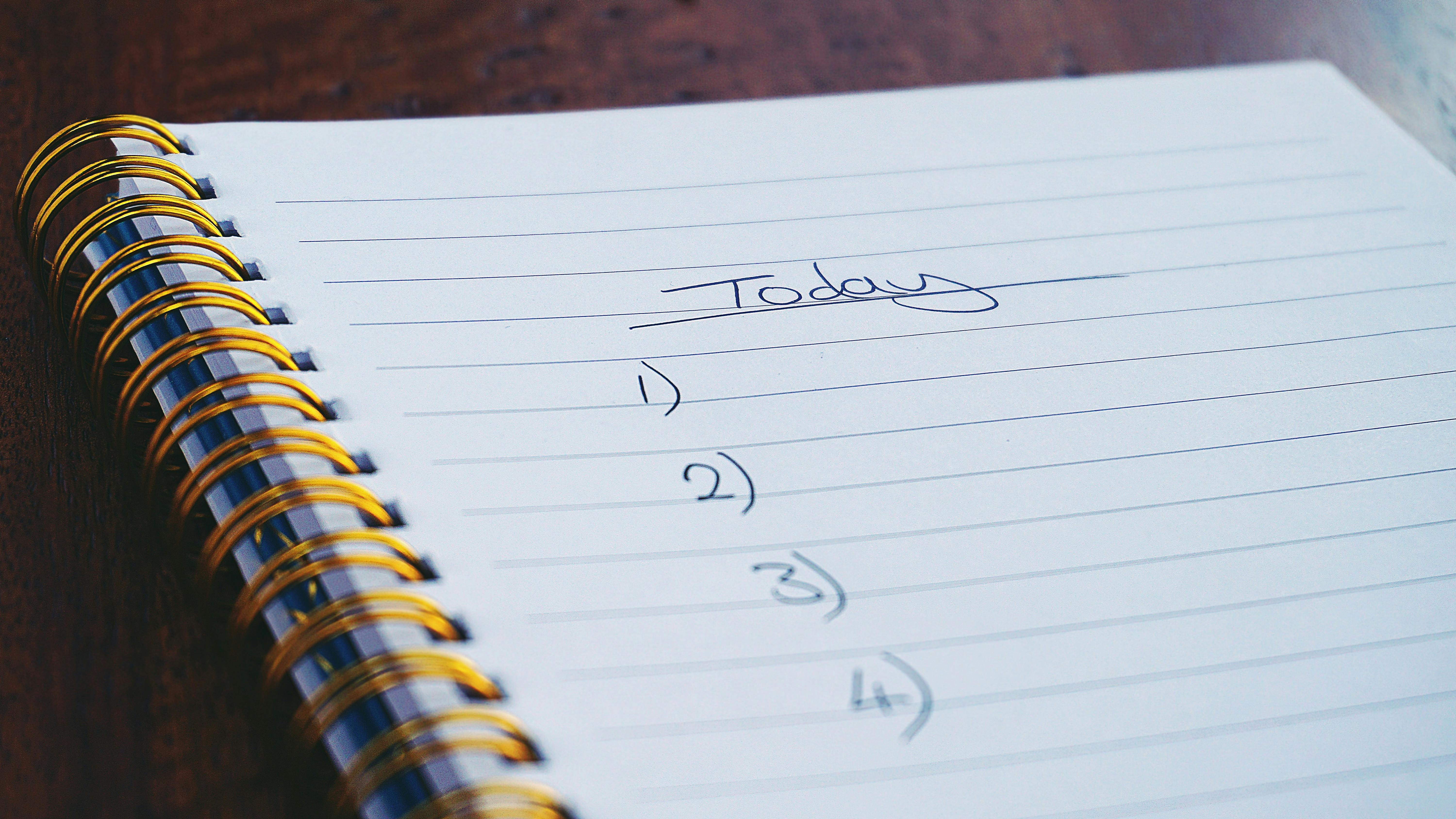 A paper to-do list