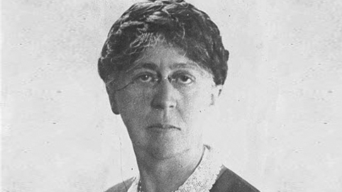 Vintage portrait of a Mary Parker Follet.